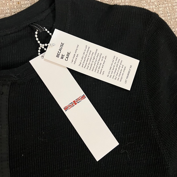 Hudson men’s waffle knit long sleeve top - Picture 3 of 4